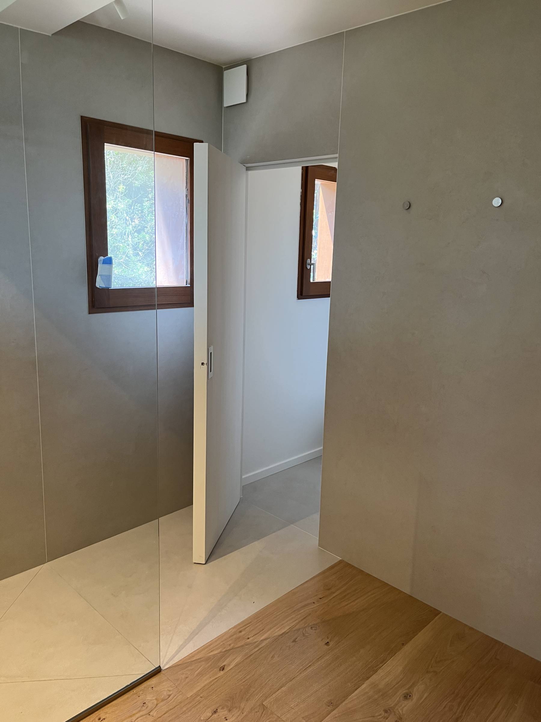 Porte bois unique - salle de bain - jmc